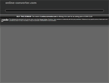 Tablet Screenshot of online-converter.com
